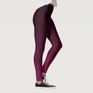 Burgundiska vågor leggings