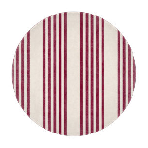 Burgundött och beige fem rand mönster