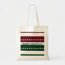 Burgundy and Emerald Golden Polka Dots Christmas