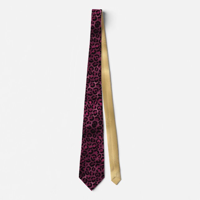 Burgundy and Gold Leopard Series Design 9 Slips (Framsida)