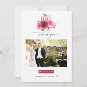 Burgundy and Rosa Autumn Fall WedPhoto Tack Kort