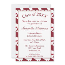 Burgundy and White Studentfest