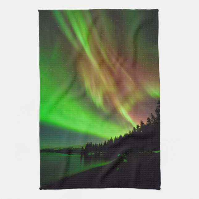 Burgundy-Aurora Kökshandduk (Vertikal)
