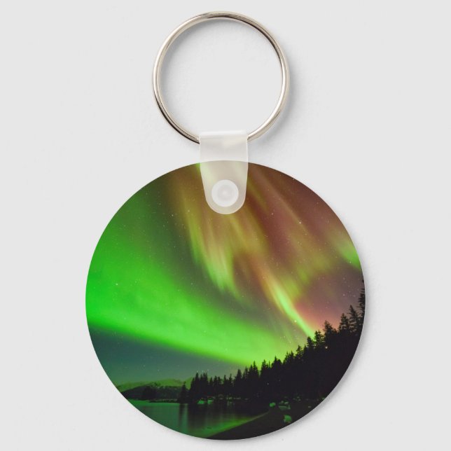 Burgundy-Aurora Nyckelring (Framsida)