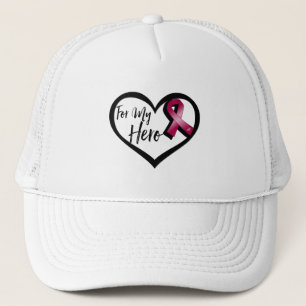 Burgundy Awareness Ribbon for My Hero Keps