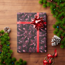 Burgundy Bågar Jul Presentpapper