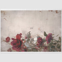 Burgundy & Beige, Rosor Blommig, Shabby Chic