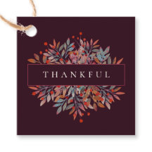 Burgundy Berries & Lövs Anpassade Botaniskt