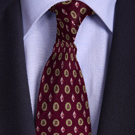 Burgundy Bitcoin Etherum Crypto Icons Slips