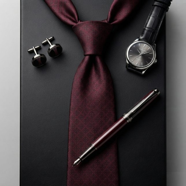 Burgundy Black Diamond Lyx Slips (Skapare uppladdad)