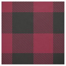 Burgundy Black XXL Buffalo-kontroll Tartan