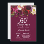 Burgundy-Blommigt - 60:e Födelsedagsfesten Inbjudningar<br><div class="desc">Burgundy Blommigt Surprise 60 Födelsedagsfest inbjudan för kvinnor. Burgundy Red Födelsedagsfest Inbjudan. Burgundy Watercolor Blommigt Flower. 13:e 15:e 16:e 18:e 20:e 30:e 40:e 60:e 70:e 80:e 90:e 100:e. Om du vill göra ytterligare anpassningar klickar du på knappen "Anpassa" och användor verktyg som är utformat för att ändra mallen.</div>