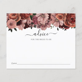 Burgundy Blommigt Advice for the Bride to be