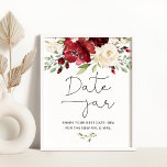 Burgundy blommigt dejtar nattliga idéer. Datum bur Poster<br><div class="desc">Burgundy blommigt dejtar nattliga idéer. Möhippan burk Poster matchande objekt tillgängliga.</div>