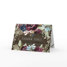 Burgundy Blommigt Rustic Twinkle Ljus Tack