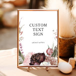 Burgundy Boho Blommigt Card and Gifts Anpassningsb Poster<br><div class="desc">Det här burgundykortet för blommigt och anpassningsbarna för gåvor är perfekt för din elegant,  den bohemiska sommaren bröllop. Med moderna dammiga ro-vattenfärgblommor,  mörk grey,  inklusive peoningpeppar,  fjäril och  rosa,  är det säkert att du får det utseende du vill ha.</div>