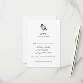 Burgundy Boho Blommigt Sång Request OSA kort