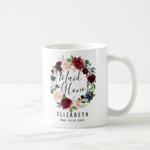 Burgundy Bouquet   Maid of honor Kaffemugg