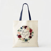 Burgundy Bouquet Wandan | Flower Girl