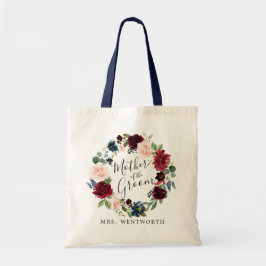 Burgundy Bouquet Wandan| Mor i Groom Tygkasse