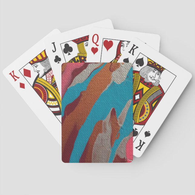 Burgundy brons casinokort (Baksidan)