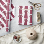 Burgundy Budens mamma Groom Bröllopsfest Presentpapper<br><div class="desc">Gift-figursättning har en originalmarkör som illustrerar en burgundisk bröllopsfest mor av bruden (eller groom). Denna illustration finns också tillgänglig för andra produkter, inklusive samordning av produkter från party och dekoration. Ser du inte vad du är tittar för? Behöver du hjälp med anpassning? Kontakta Rebecca för att få något designat bara...</div>