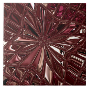 Burgundy Ceramic Tile Kakelplatta