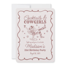 Burgundy Cocktails och Cowgirl Nash Birthday