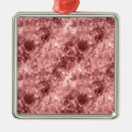 Burgundy Crumged Struktur Julgransprydnad Metall