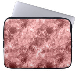Burgundy Crumged Struktur Laptop Fodral