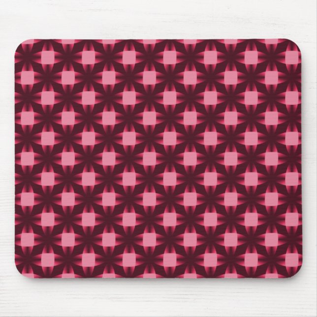 Burgundy Daring Disks Mousepad Musmatta (Framsidan)