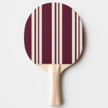 Burgundy Elfenbensrandig Modern Elegant