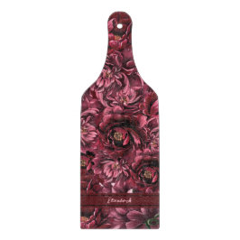 Burgundy Flower Elegance