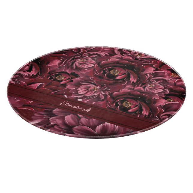 Burgundy Flower Elegance (Hörn)