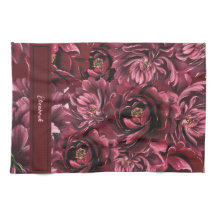 Burgundy Flower Elegance