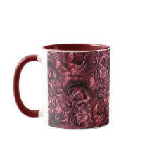 Burgundy Flower Elegance