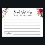 Burgundy Flowers Bucket List Ideas Bröllopskort Bordsnummer<br><div class="desc">De här vackra personligerna kommer att vara perfektens komplimang till din bröllopsmottagning eller möhippa/par dusch. Den här designen har blommiga vattenfärgsblommor och utrymme för gästerna att lämna sina haketlistidéer om ställe eller aktiviteter för de nyfödda som ska göra under sin livstid.</div>