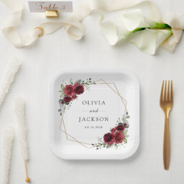 Burgundy Flowers, Red Flowers, Blommigt Bröllop