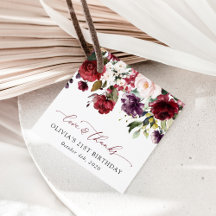 Burgundy Flowers, Rosa Flowers, Boho, Birthday