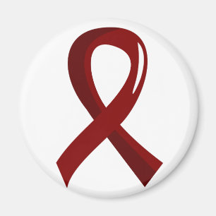 Burgundy för åtskillig Myeloma band 3 Magnet