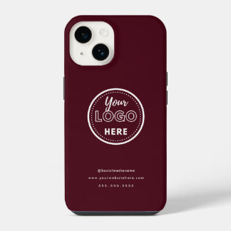 Burgundy för professionell Branding Minimalist Log