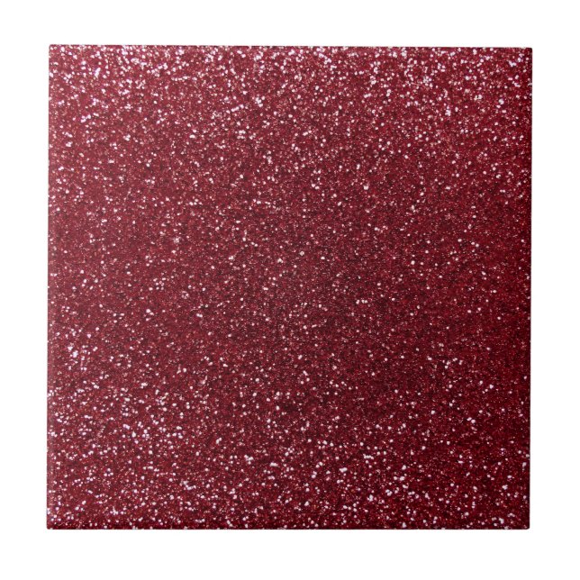 Burgundy glitter kakelplatta (Framsidan)