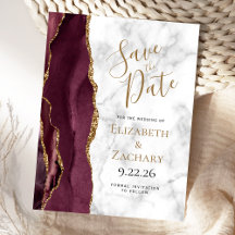 Burgundy Gold Agate Marble Spara datum