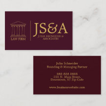 Burgundy Gold Justice Columns Juridisk Byrå