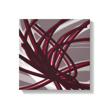 Burgundy & Grått Abstrakt Rosett band | Skuggor oc