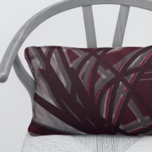 Burgundy & Grått Artistic Abstrakt - menyfliksdesi