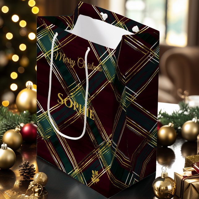 Burgundy, Grönt och Gult Crisscross Play Anpassnin (Skapare uppladdad)