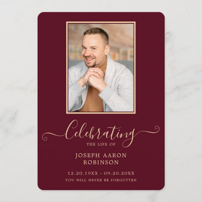 Burgundy Guld, fotopatorder Program (Framsida)