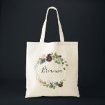 Burgundy Guld Geometric Bridesmaid Tote Bag Tygkasse<br><div class="desc">Den här burgundiska guld-geometriska bridorn i säcken är perfektens bröllop-gåva för att presentera dina brudtärnor och maid of honor för ett modernt bröllop. Eleganten Boho-designen har vattenfärgsflottan,   rosa och vin-skuggade blommor med konstnärliga,  genomträngande detaljer.</div>