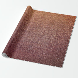 Burgundy Guld  Maron Linen Burlap Rustic Presentpapper